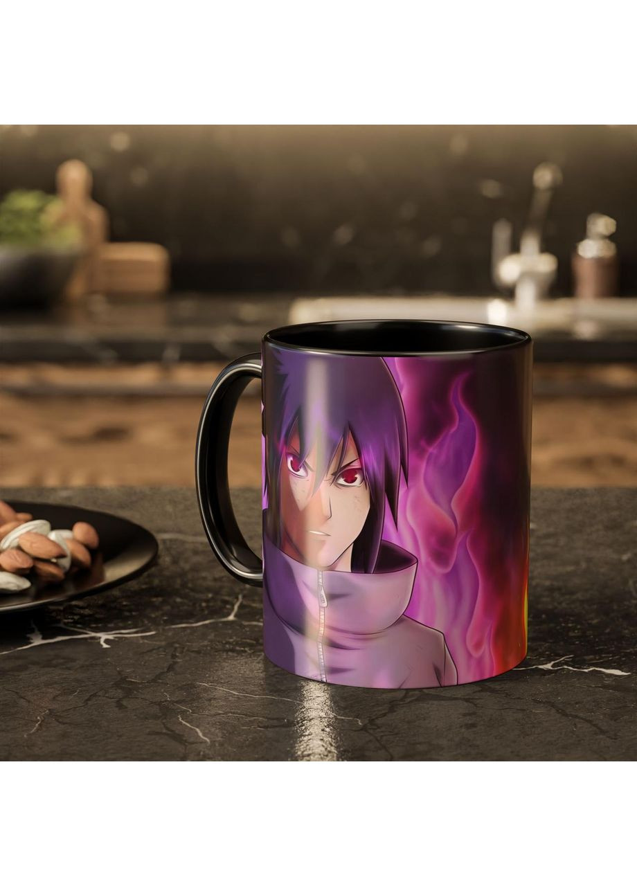 Керамическая чашка с принтом "Наруто" - Naruto & Sasuke No Brand (368671385)