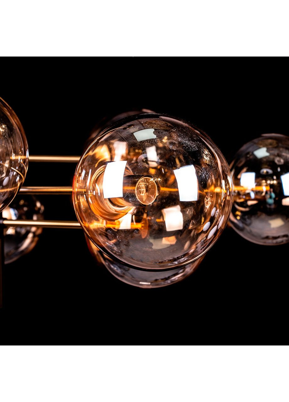 Люстра в стилі лофт на 12 лампочок 2773/12/copper No Brand (352229733)