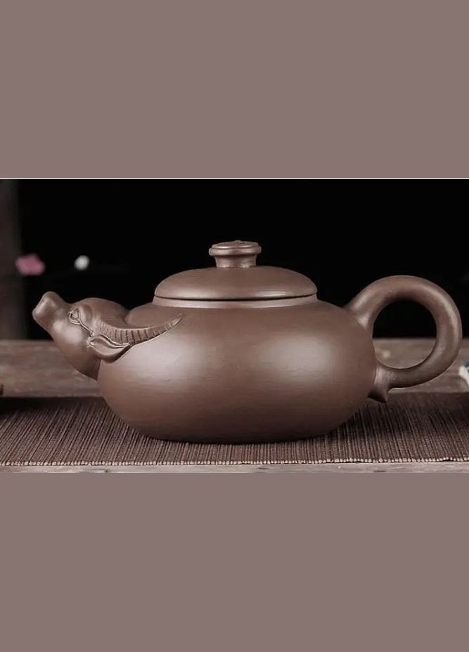 Чайник исин "Чайний Бык" коричневый 600мл 380г 9200333 Tea Star (285119932)