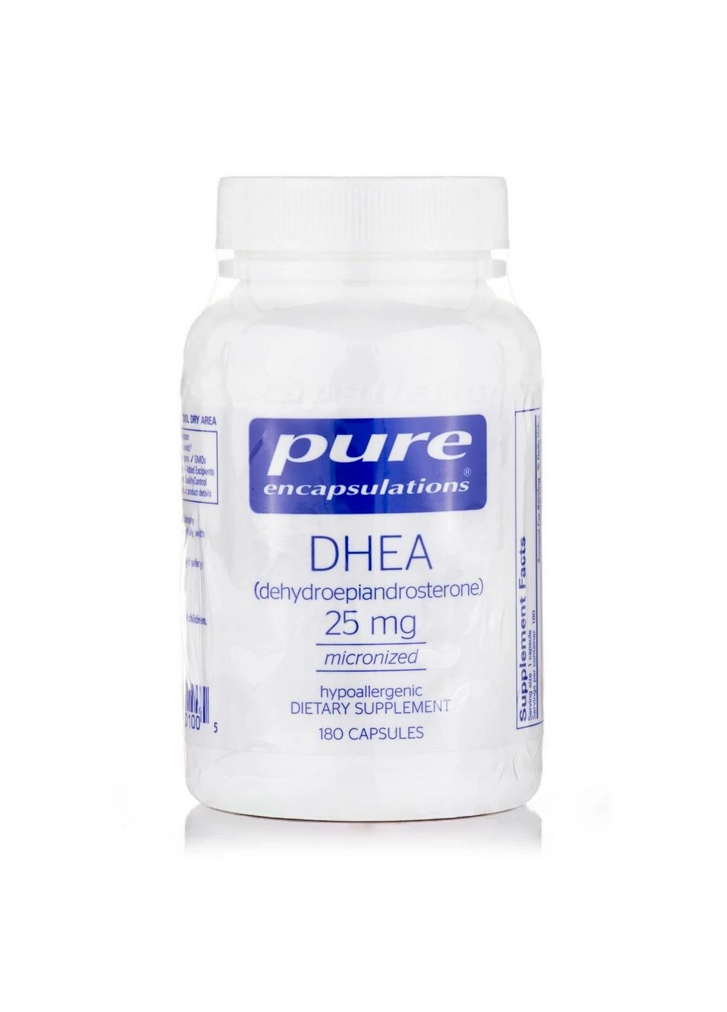 Стимулятор тестостерона DHEA 25 mg, 180 капсул Pure Encapsulations (295898460)