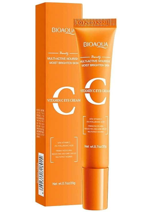 Крем навколо очей з вітаміном С Vitamine C Eye Cream 20g (1378782-22805410) Bioaqua (368612196)