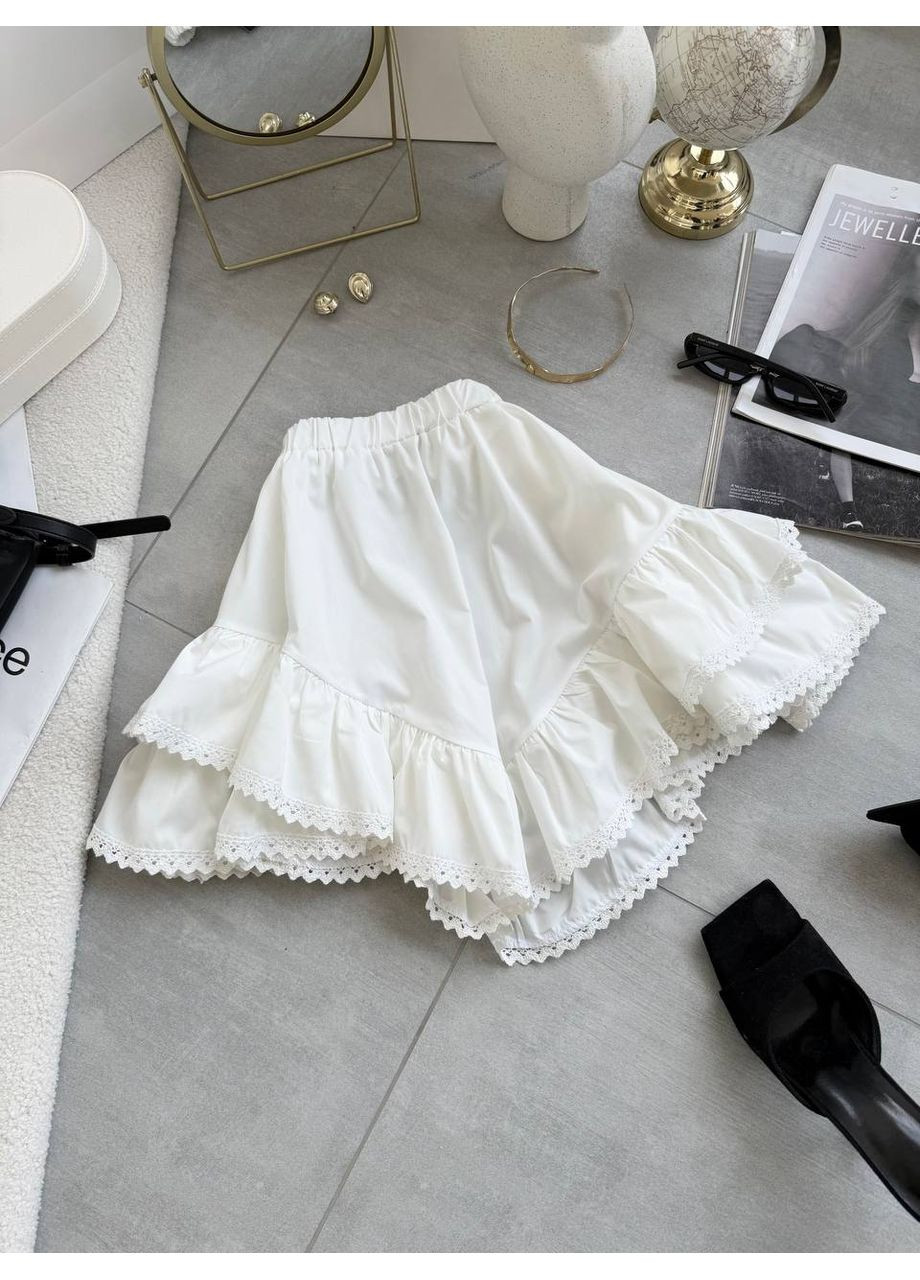 Жіноча спідниця з воланами та мереживом Україна (350669371)