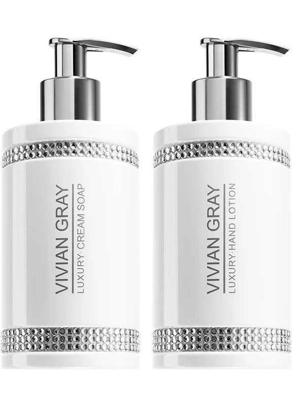 Крем-мыло и лосьон для рук White Crystal, 2х250 мл Vivian Gray (369374648)