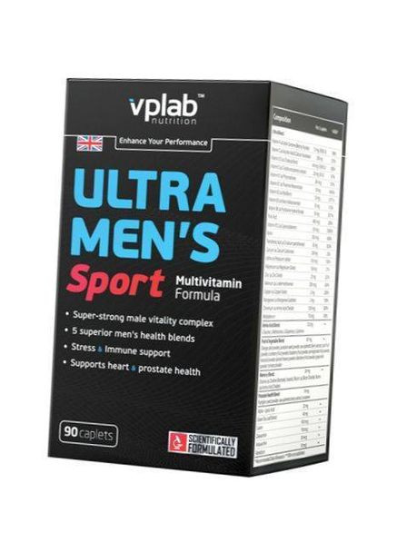 Вітаміни для чоловіків, Ultra Mens Sport, VP laboratory 90каплет (36099006) VPLab Nutrition (322724452)