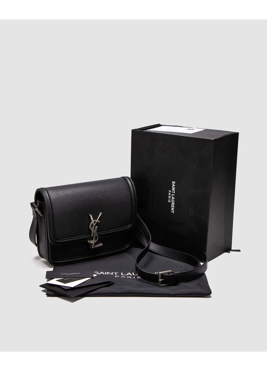 Сумка Saint Laurent Yves Solferino Black Matte / Silver Ів Сен-Лоран (377508530)