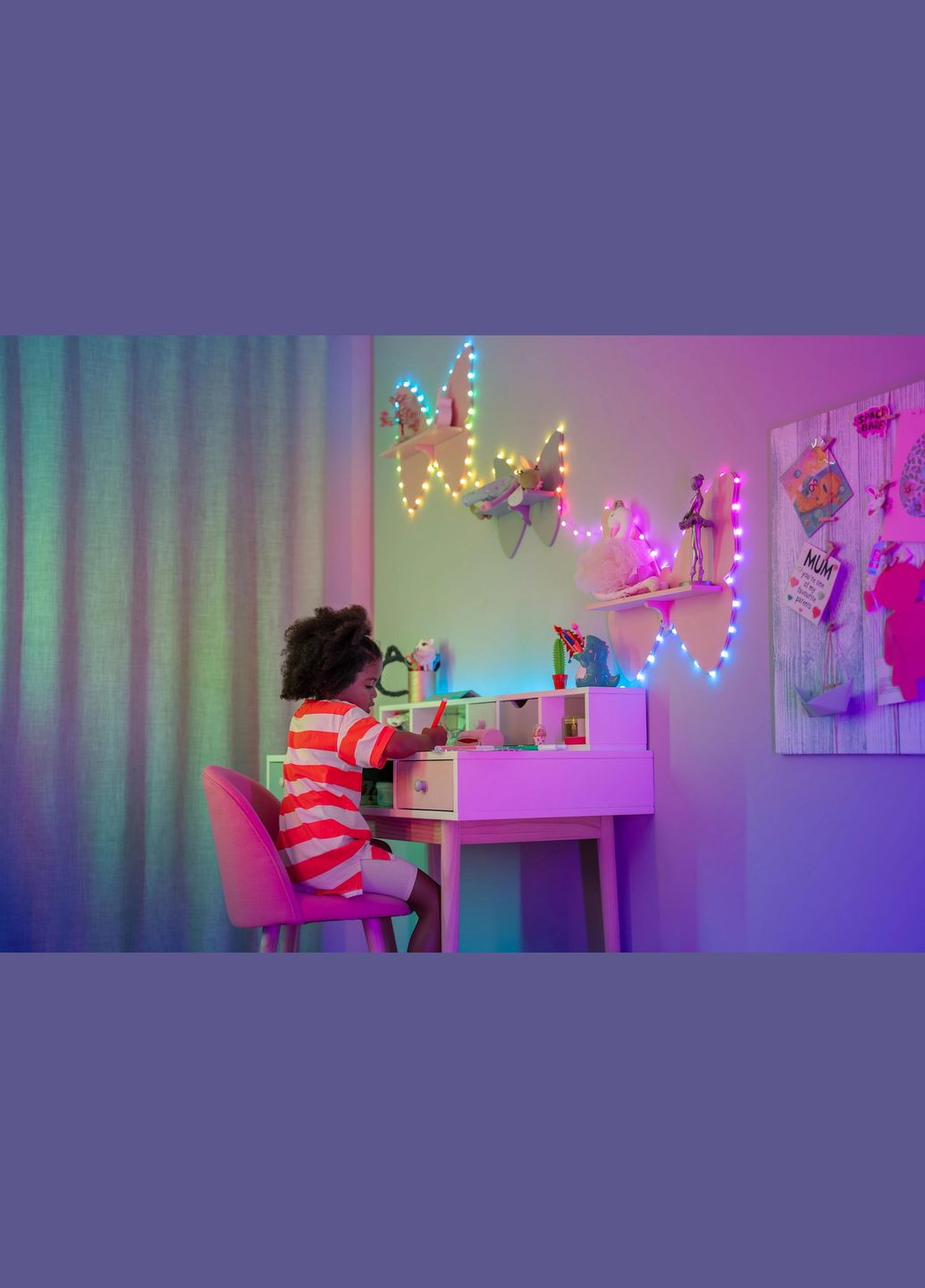 Гірлянда Smart LED Candies Heart RGB 100 IP20 6м USB-C кабель прозрачний Twinkly (315503999)