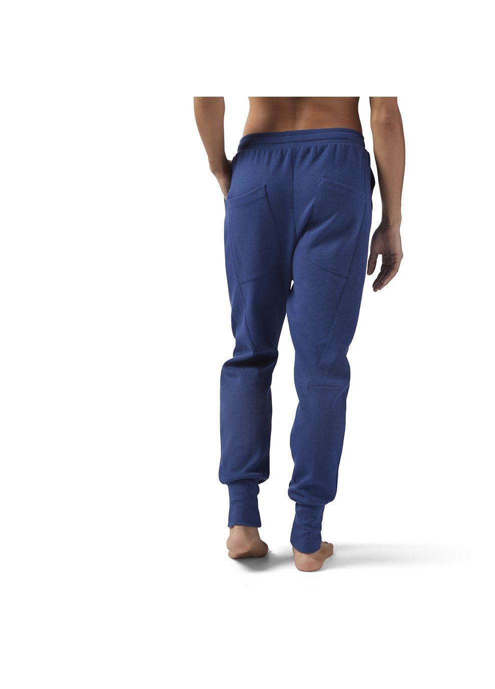 Синие спортивные демисезонные брюки Reebok