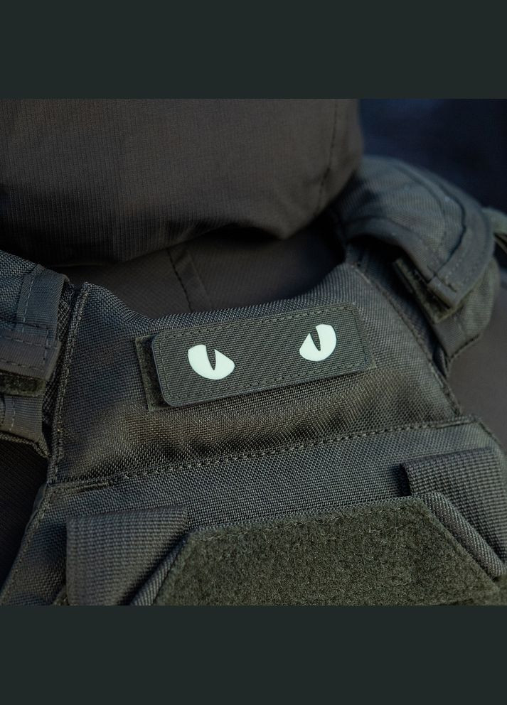 Нашивка Cat Eyes Laser Cut Ranger Green/GID M-TAC (315047507)