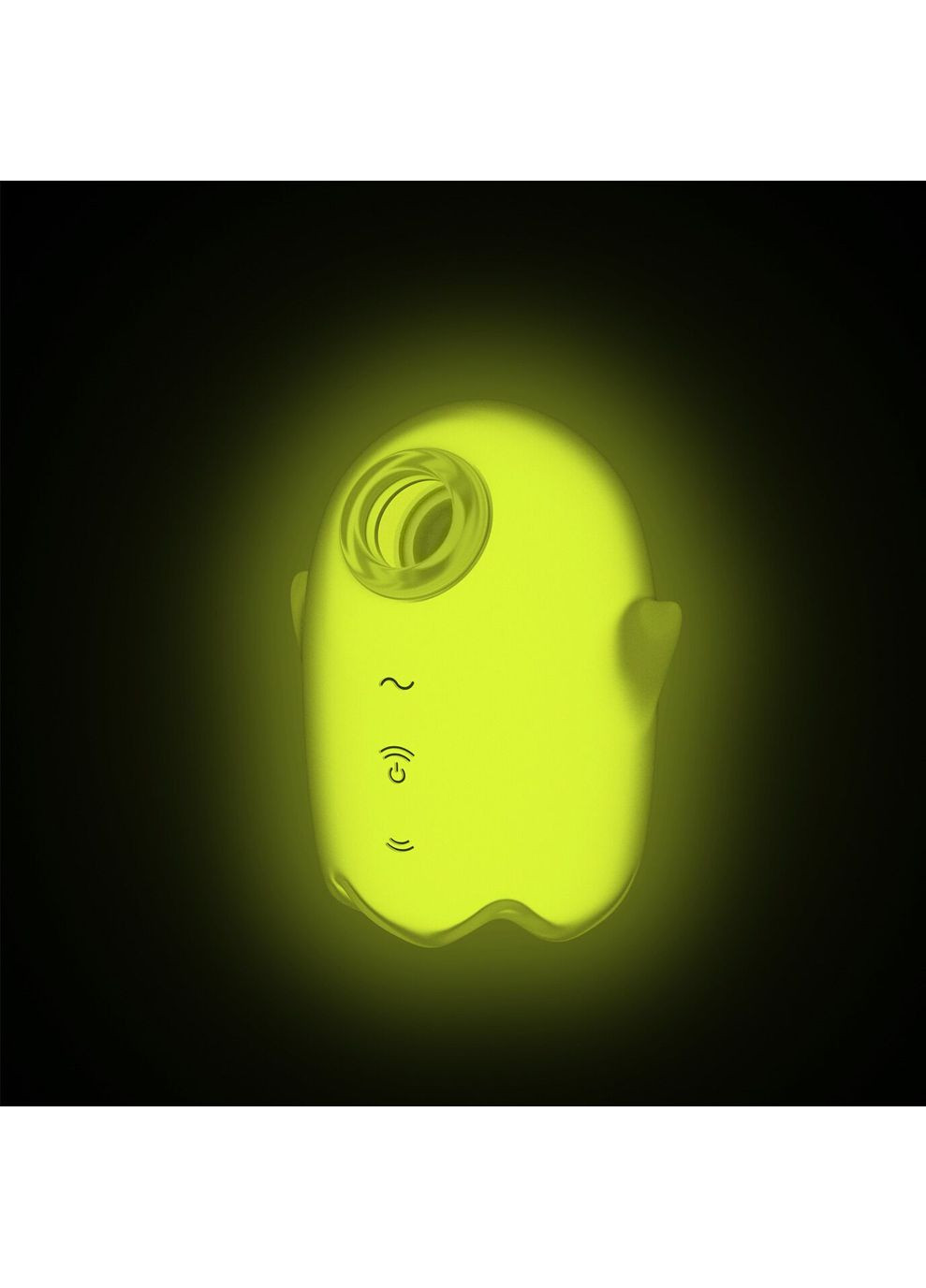 Вакуумный клиторальный стимулятор с вибрацией Glowing Ghost Yellow Satisfyer (366876101)