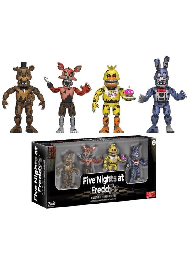 Набор фигурок Five Nights at Freddy's Фредди Фокси Чика Бонни коллекционные аниматроники для детей сувениры Five Nights at Freddy’s (370603372)