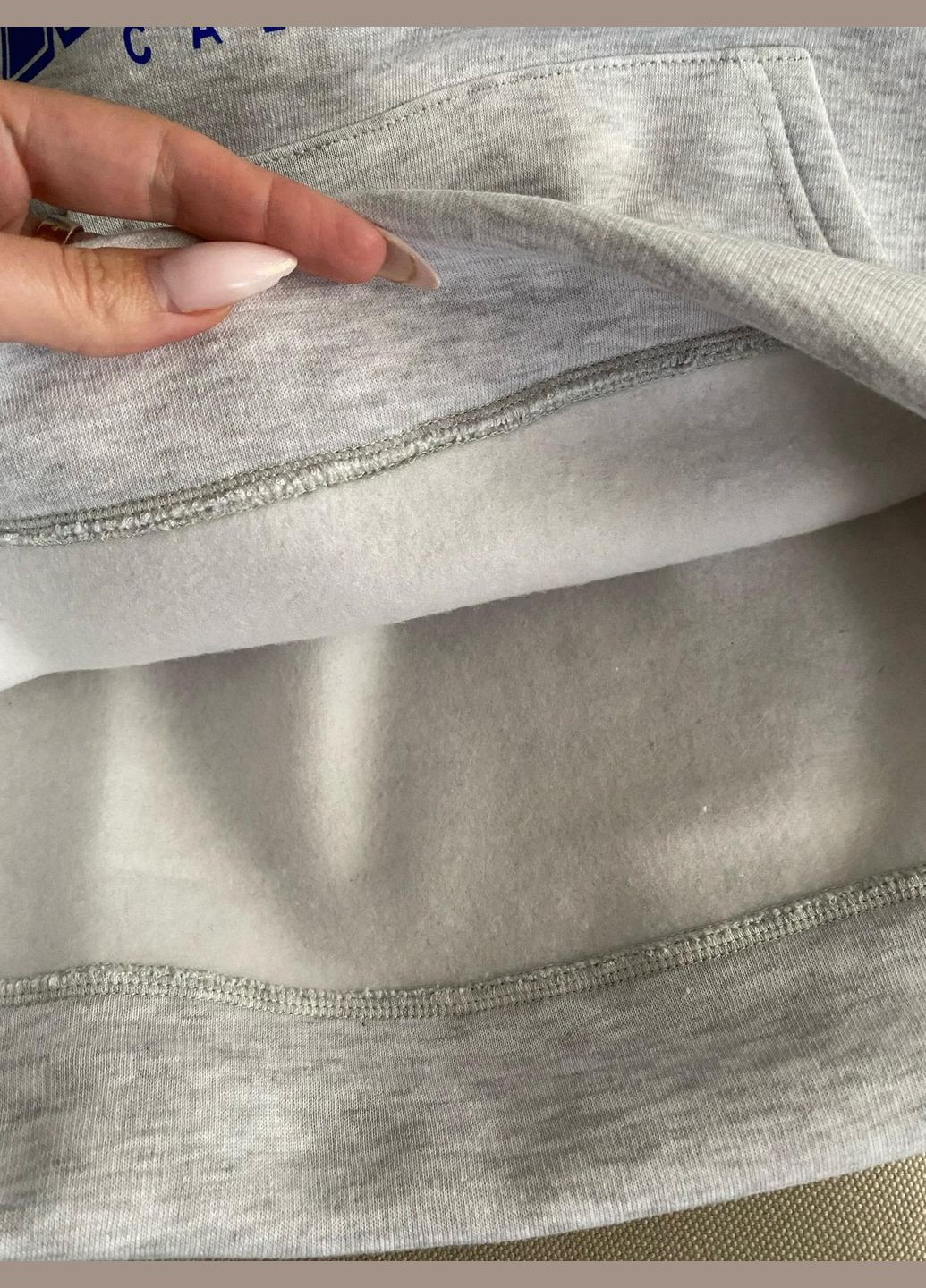 Серый зимний костюм подростковый на флисе брючный IRmAS оверсайз