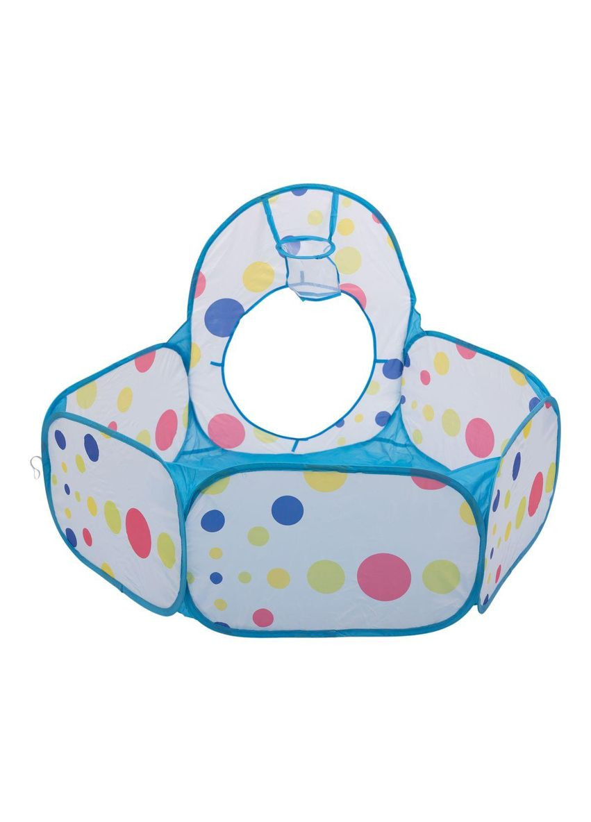 Намет дитячий 3 в 1 70×70×90 см ігровий намет з тунелем і басейном Блакитна HP-S-4NDBL LUGI (370800993)