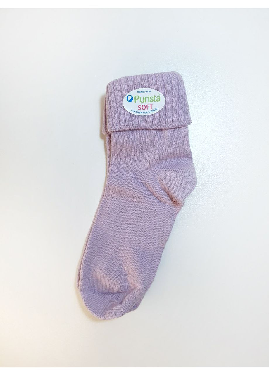 Сиреневые женские носки ангора однотонные (366963518)
