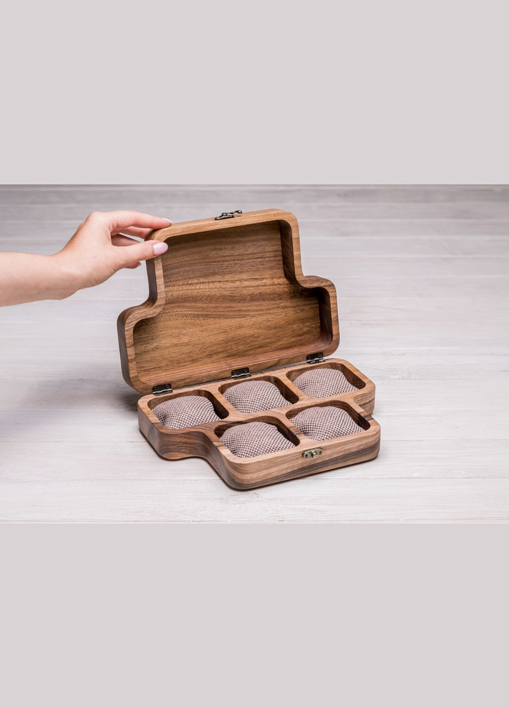 Органайзер из дерева с персональным логотипом на подарок EcoWalnut (295443822)