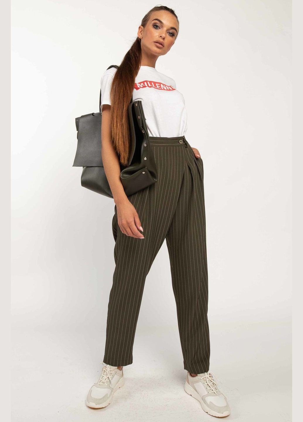 Жіночі брюки на запах Берді з високою посадкою (БР 0520) RiMari (366873121)