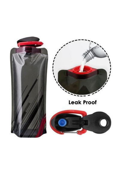 Пляшка для води (XK-BOTL001-BK) XoKo ChildCare 001 Black (369882702)