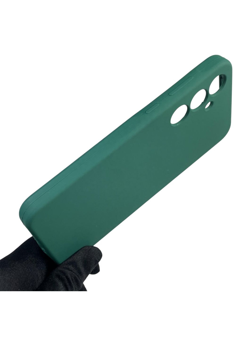 Чехол для Galaxy A35 5G (SM-A356B) силиконовый с микрофиброй нескользящий на самсунг а35 5г зеленый Samsung (366389320)