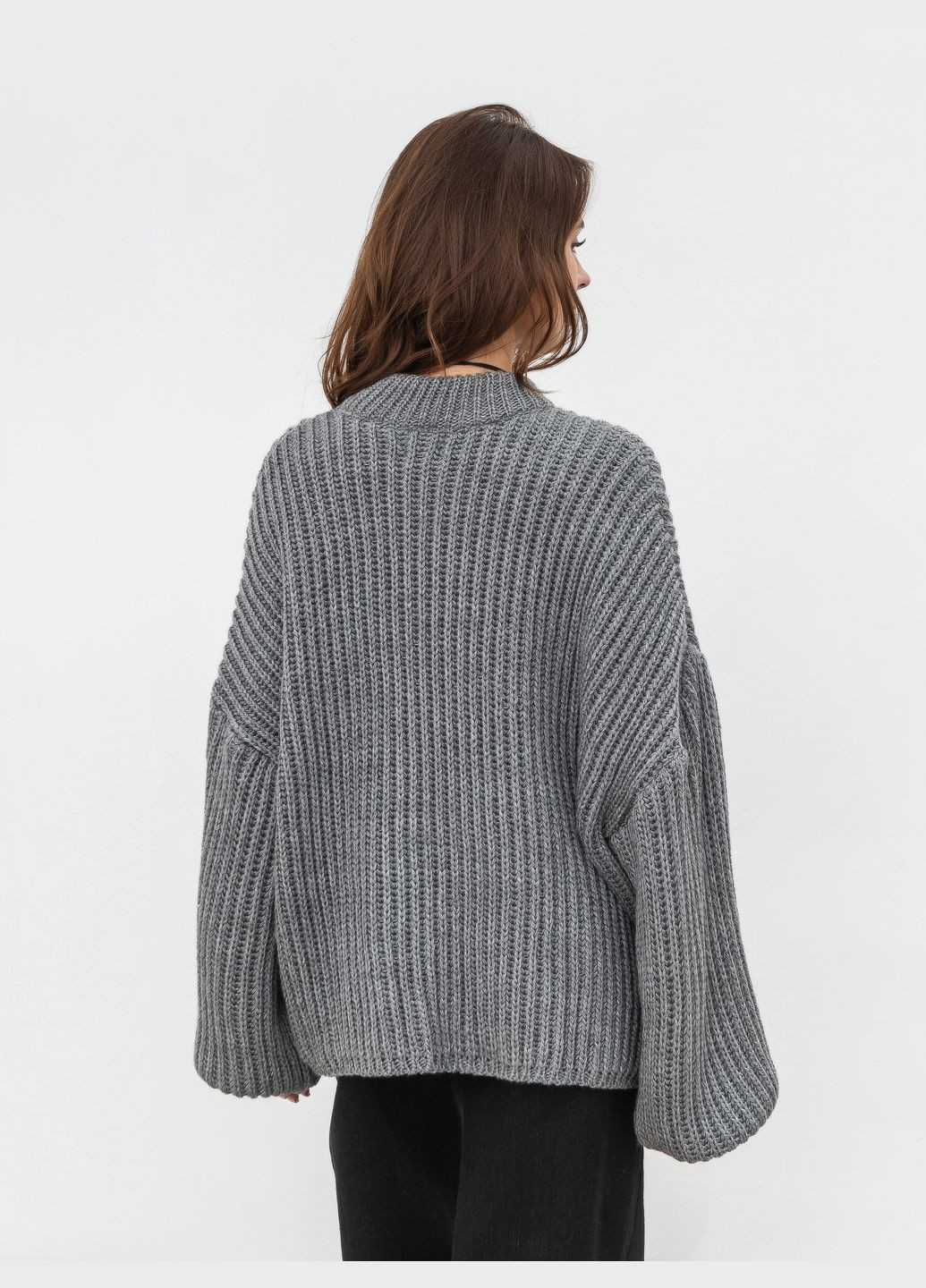 Серый зимний кардиган Romashka