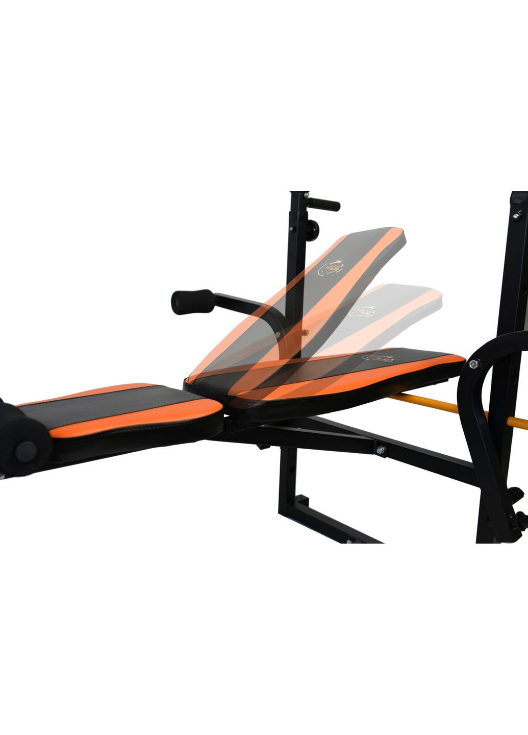 Скамья тренировочная 0070 + Тяга, скотта Набор STRONG штанга 128 КГ WCG (346533319)