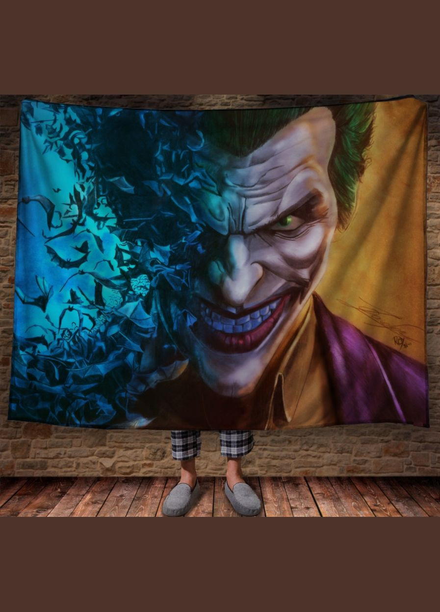 Плед з 3D принтом Joker - Bat Перша Креативна мануфактура PERFECTUS Плед (301870199)