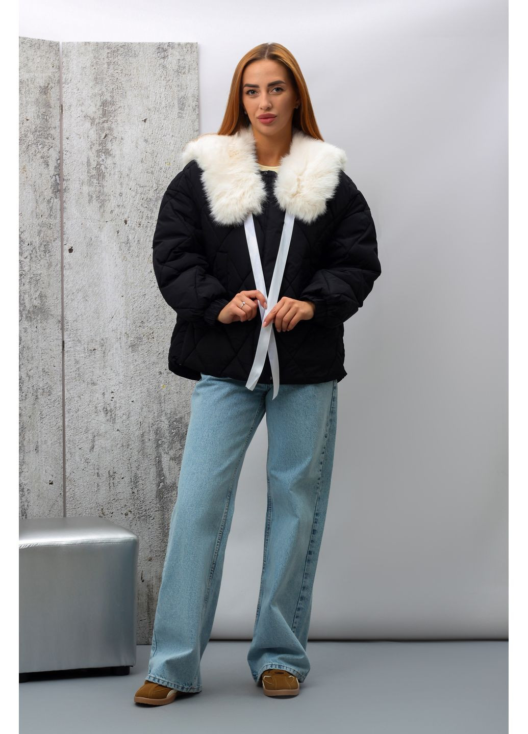 Чорна зимня куртка жіноча 8021 чорна 346519 Fashion