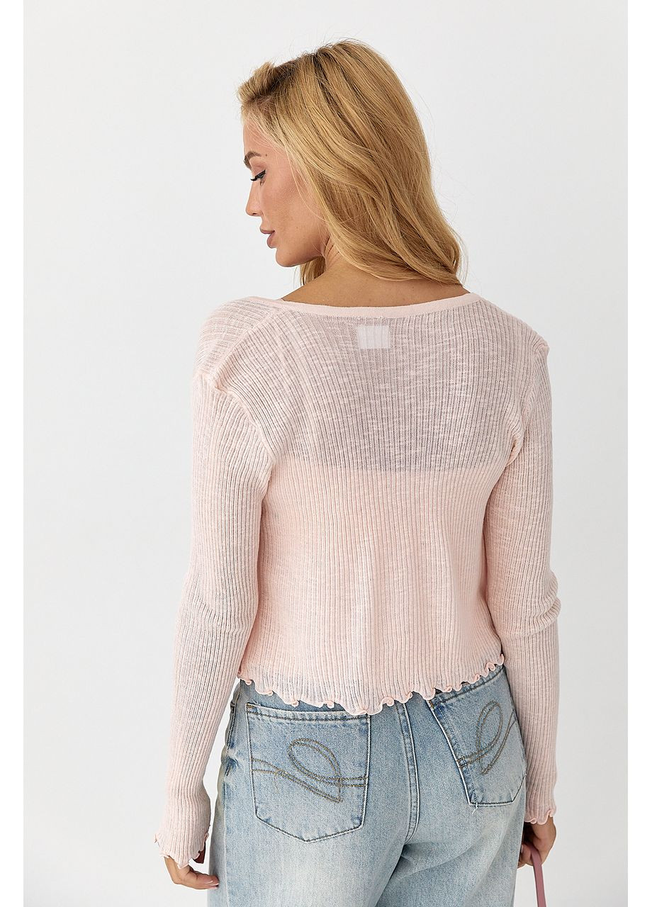 Ажурний кардиган у комплекті з майкою Lurex (350948902)