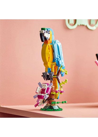 Конструктор Лего Креатор 3 в 1 Экзотический попугай рыбка лягушка Creator 31136 Lego (372012512)