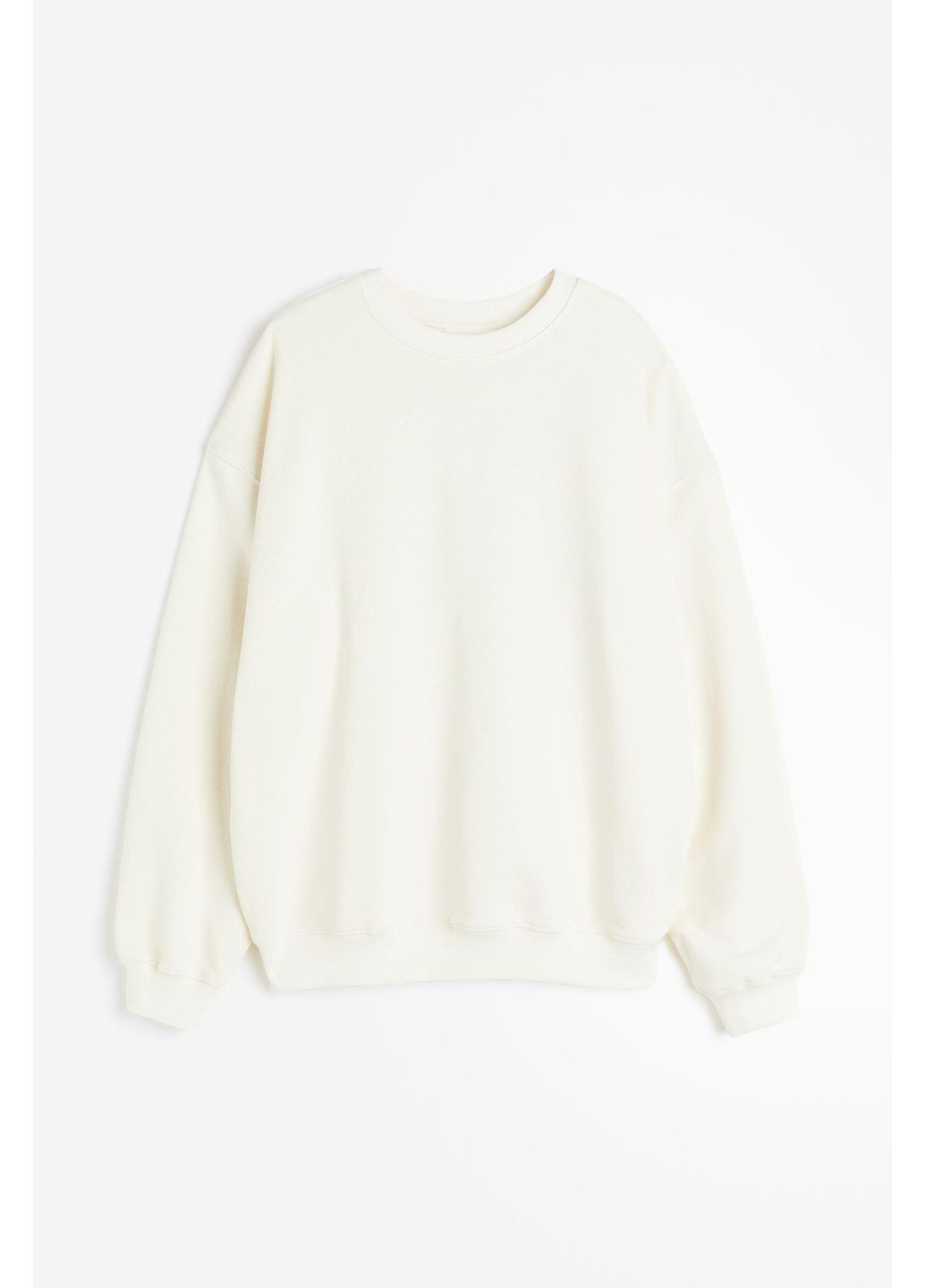 Молочний світшот демісезон,молочний, H&M (364313660)