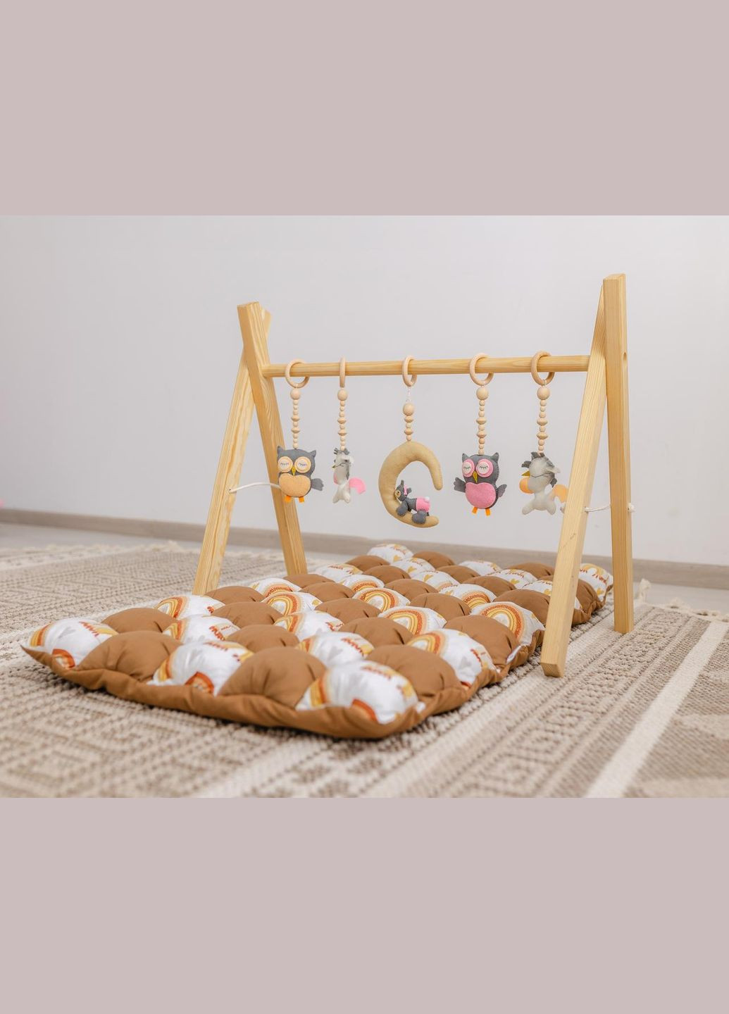 Мобиль детский напольный Сладкие сны с матрасиком Rainbow No Brand (316256981)