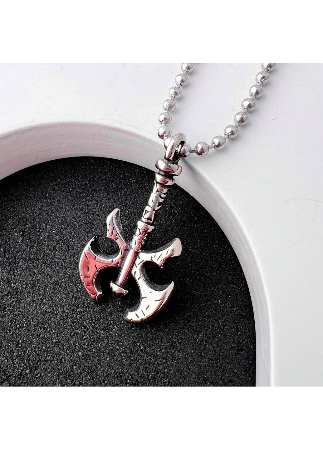 Готичний панк кулон сокира з медичної сталі PS-065 No Brand (299340236)