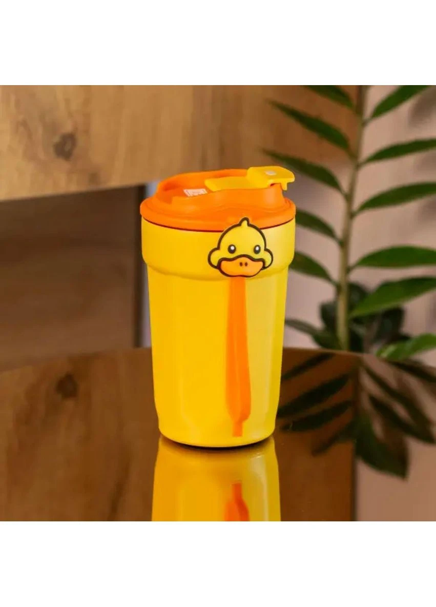 Термокружка 450 мл с крышкой на защёлке G. Duck HP28489 Happy Life (377480315)
