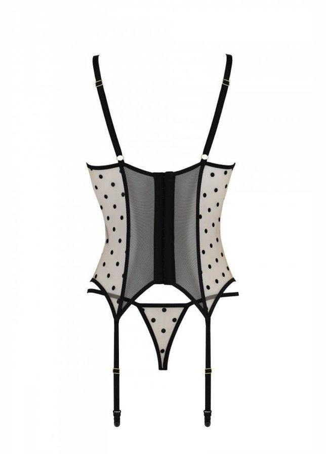 Корсет MARINA CORSET, L/XL, beige, з відкритими чашками Passion (369951814)