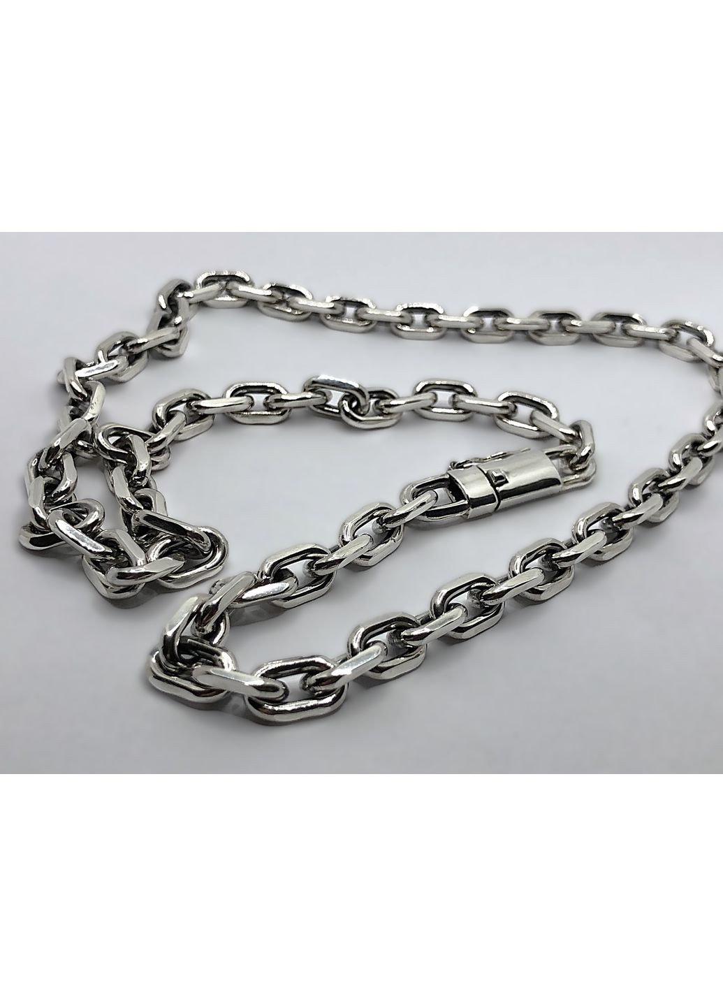 Серебряная мужская цепь "Якорь" с замком коробка 100грамм DeLoS (351388137)