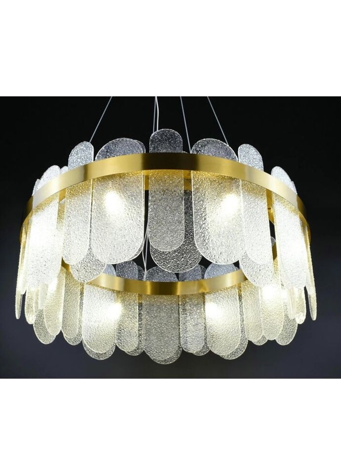 Люстра подвесная на 12 лампочек 26860 Латунь 50-200х80х80 см. Sunnysky (324396687)