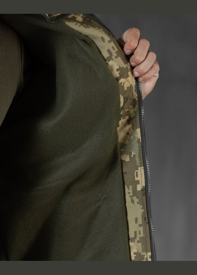 Тактический костюм Горка на флисе с пропиткой пиксель No Brand