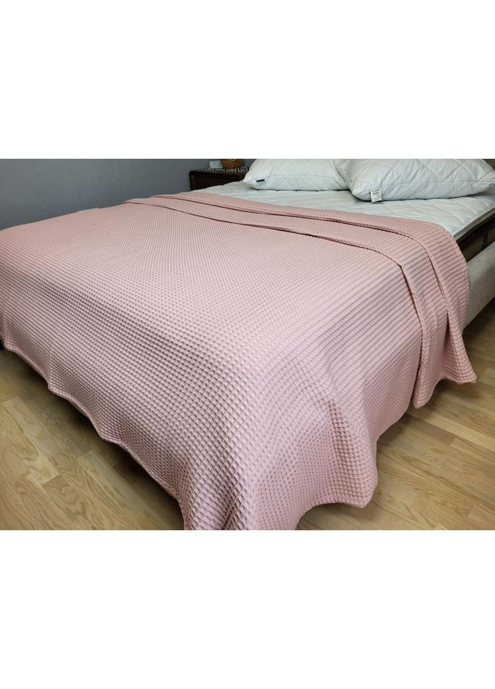 Покривало Персиковий, Піке Сота 180*220 No Brand (363194681)