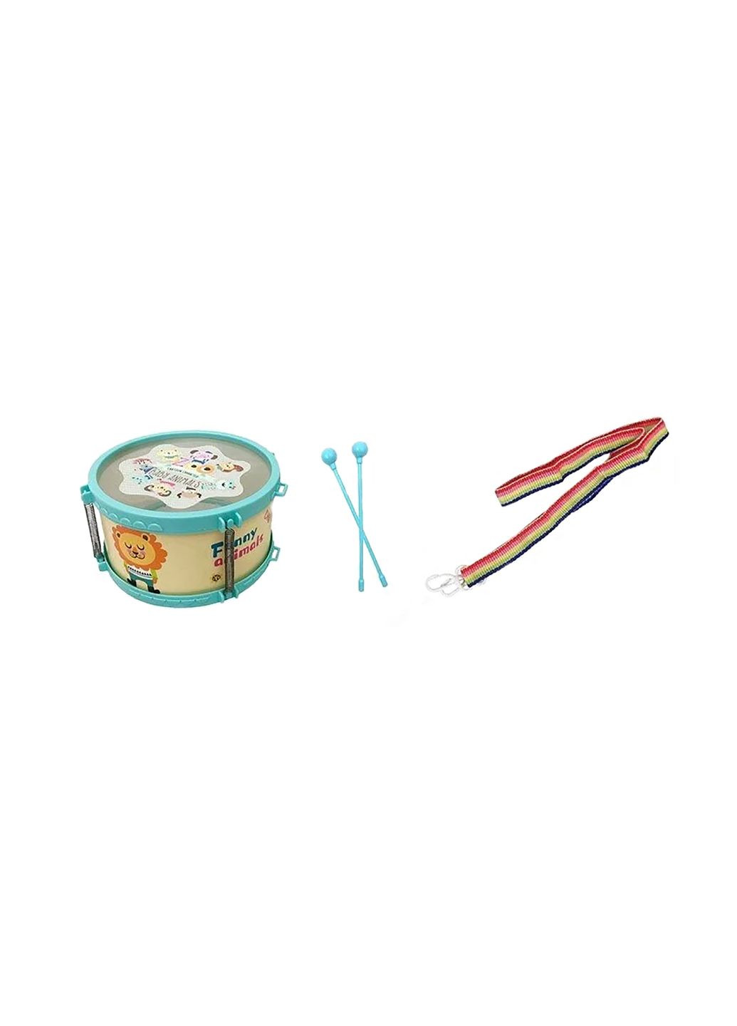 Музичний інструмент - барабан колір різнокольоровий ЦБ-00248413 No Brand (289977766)