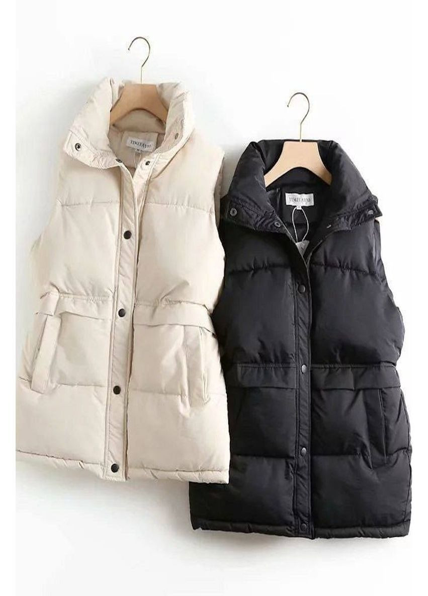 Стильний жилет, колір Чорний Fashion (370032836)