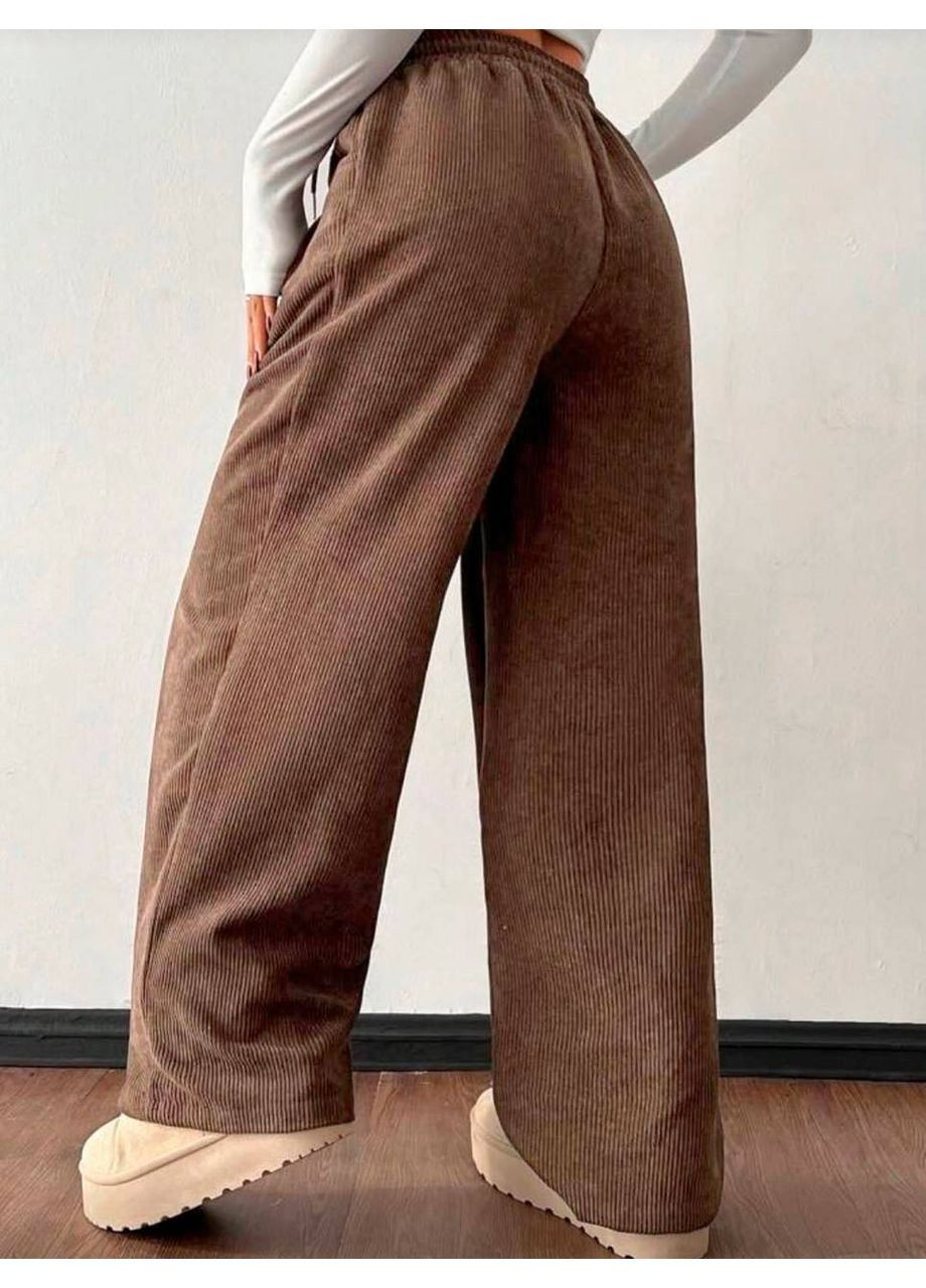 Женские брюки из микровельвета на флисе Osoblyva (369483865)