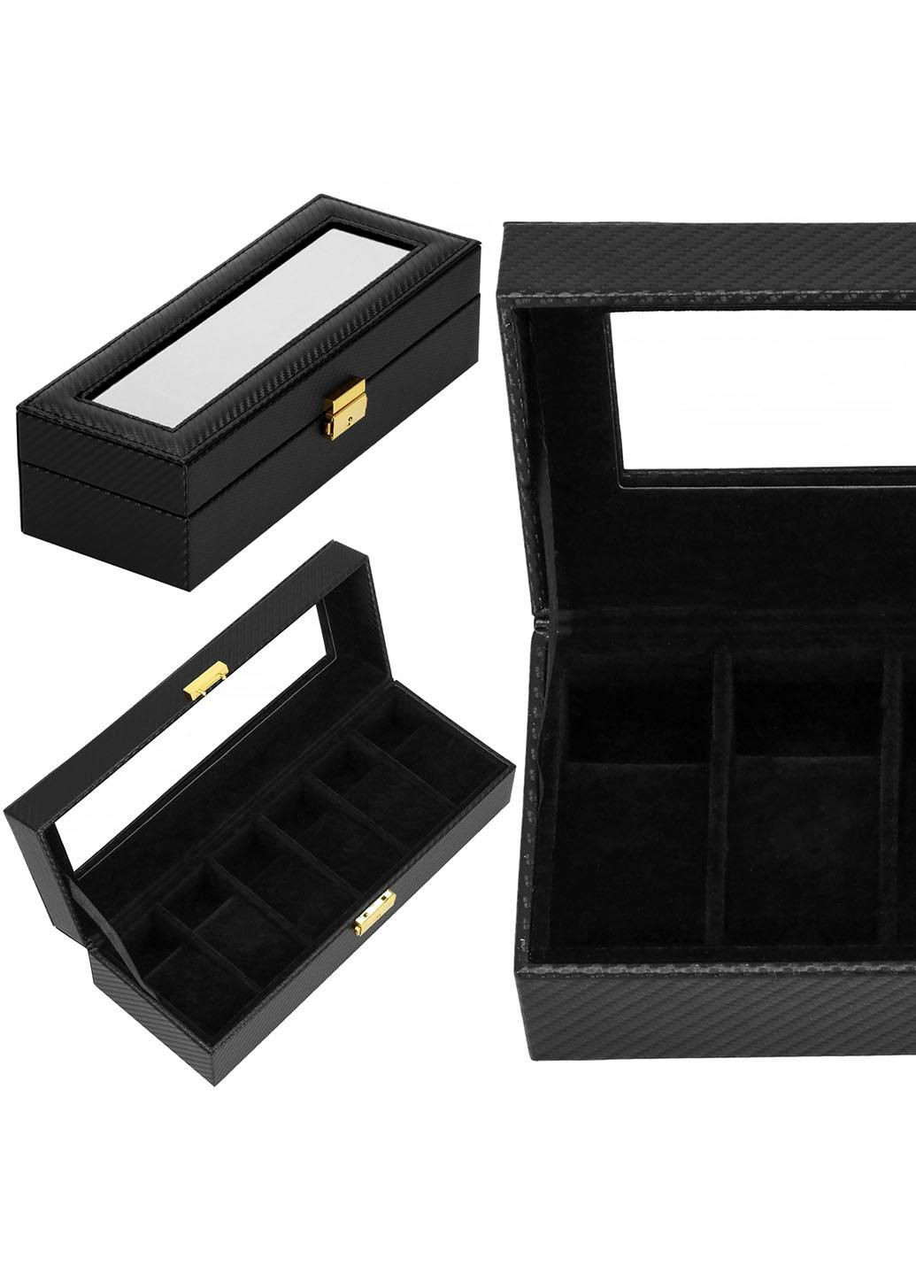 Скринька (органайзер) для зберігання годинників 30 x 11 x 8 см HA1054 Springos (290663807)
