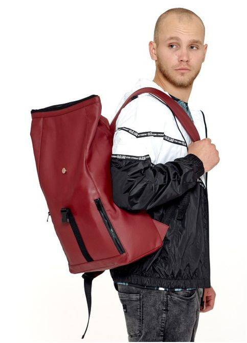 Чоловічий рюкзак ролл RollTop LZT бордо (R-24208005m-VS) Sambag (302450088)