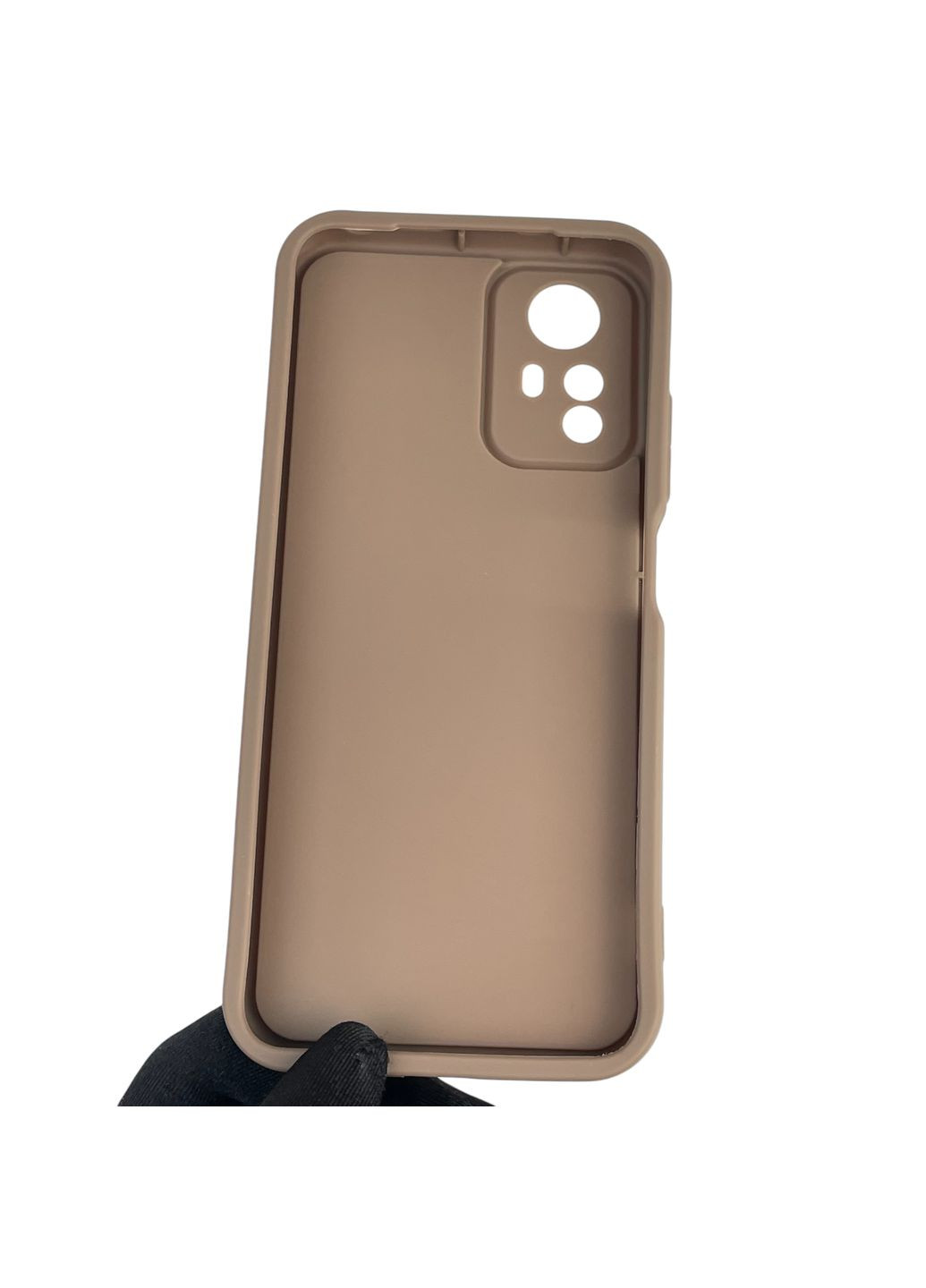 Чехол силиконовый Soft Touch с 3D принтом Майнкрафт для Redmi Note 12s 4G коричневый (Полная защита камеры) Xiaomi (373424970)