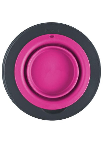 Посуда для собак Миска одинарная на сложной подставке-большая 960 мл пурпурная (0084297309107) Dexas Миска одинарна на складній підставці-велика 960 мл (366694128)