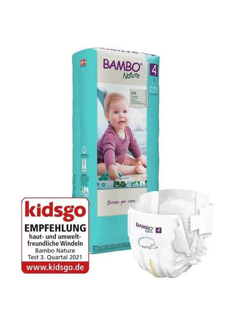 Эко Подгузники на липучках Nature 4 (7-14 кг), 48 шт. Bambo 1000019264 (366578288)