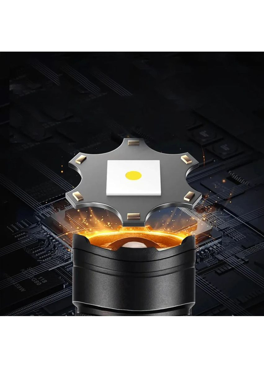 Ліхтар ручний BL-C27 з Zoom, USB, 1200 мА·год/ліхтарик акумуляторний/Світолодний ліхтар ручний X-Balog (371372284)