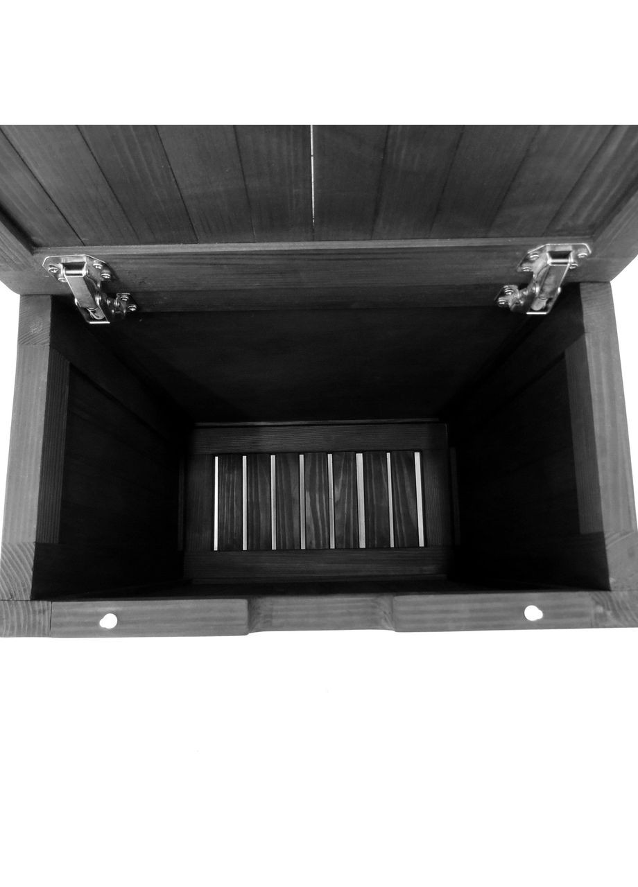 Кошик для білизни з дерева Ройет венге (КЗБ-001012) No Brand (328293780)