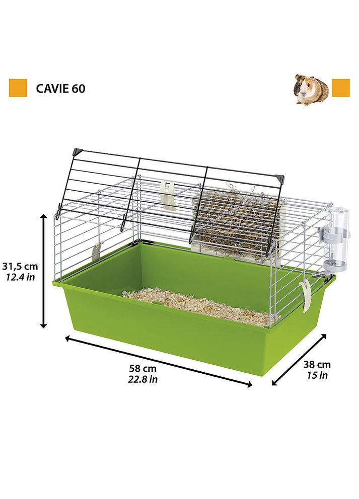 Клітка для гризунів та морських свинок Cavie 60 58 х 38 х 31.5 см 57012411 Ferplast (282627100)