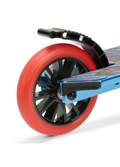 Дитячий Двоколісний Самокат від 6 - 9 років 5 MID з Ручним Гальмом та Амортизатором Blue Oxelo (335052421)