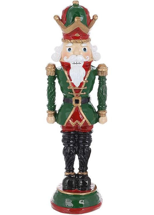 Декоративная статуэтка Солдатик на страже 25см полистоун для интерьера подарок щелкунчик BonaDi (368991582)