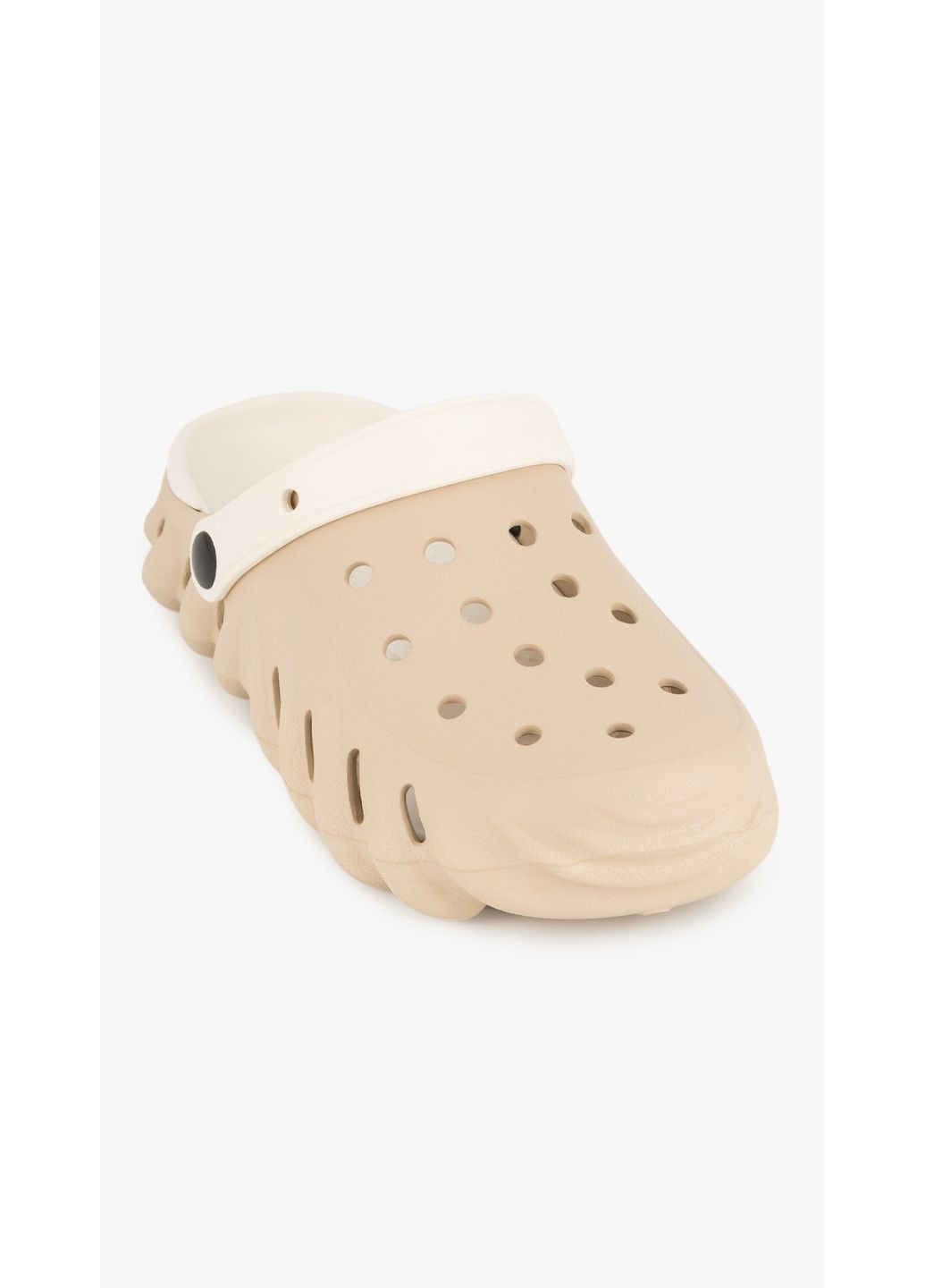 Цветные крокси женские 5061-381 бежево-белый shop (2000999262999) No Brand